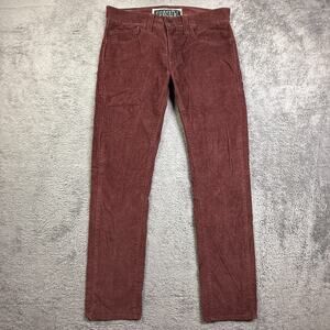 Vintage Y2K Levis 511 Corduroy Jeans Mens 31x30 Rust Brown Cotton Blend